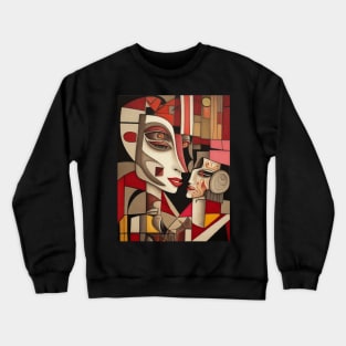 Cubism in the style of Picasso Crewneck Sweatshirt